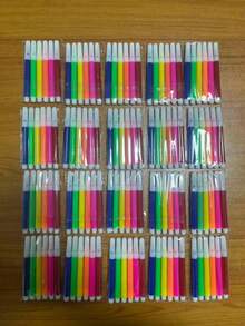1/5/10Packs(6/30/60pcs)/Mini Marker Pens, 6Colors, Portable, Suitable For Painting, Coloring, Marking, And Note-Taking,Christmas - Multicolor - View 12