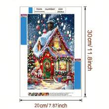 5D Diamond Painting DIY Kit, Full Drill Round Rhinestone Handmade Craft, Mosaic Art Wall Decor For Living Room Bedroom, Stress Relief Gift For Adults And Children - View 10