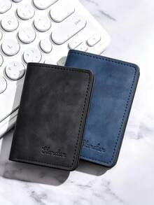 2/1pc Ultra-Thin PU Leather Credit Card Wallet, Compact Design, Minimalist Style, Front Pocket Wallet, Perfect For Men To Store Cash, Credit Cards, Driver's License, Etc., Suitable As Birthday, New Year, Father's Day, Christmas Gift - Multicolor - View 16