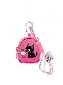 Small Wallet With A Drawstring And Cute Kitten Pattern,Lipstick Bag, Coin Purse, Drawstring Small Wallet, Cute Kitten Pattern, Lipstick Bag, Coin Purse, Zipper Credit Card Wallet, Fashion High-End Wallet, Key Protection Storage Bag, Small Tool Bag, Women's Fashion Card Holder, Travel And Daily Use - Multicolor - View 11