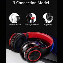 Headphone Nirkabel Over-Ear, Jerry 5.0, Daya Tahan Baterai Lama, Cocok untuk Komputer/Telepon, Headphone Nirkabel untuk Musik/Gaming, Hadiah Luar Biasa untuk Teman - View 6