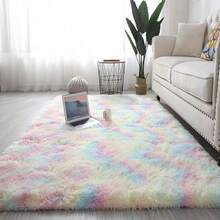 Alfombras de felpa multicolores. Suavidad y elegancia para su hogar. Tamaño 150 X 200 - Rosa - Ver 8