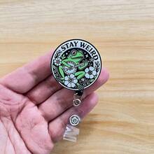 Funny Retractable D Card Holder Reel With Cute Cartoon Design,Teacher Nurse Hospital Badge Holder Office Lanyard Gift 1pc - A - View 10