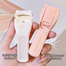 1pc New Fox-Style Wide-Angle Eyelash Curler, One-Clip Curl, Long-Lasting Hold, Creates Natural Curled Arc, Thoughtful Design Doesn't Hurt Eyelashes, Easy-To-Use Eyelash Curler, Effortlessly Get Lively Fox-Style Big Eyes, Essential Makeup Tool For Daily Use - Multicolor - View 7