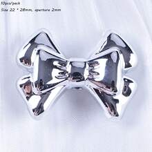 Solid Color Dazzling UV Layered Music Bow Macaron DIY Bracelet Earrings Hair Clip Bead Material Jewelry Accessories - Multicolor - View 38