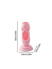 Ballet Themed Cosmetics Organizer , Multifunctional Box, Pen Holder , Storage Box,Suitable For Dance Studio Decoration Desktop Storage Makeup Brush Holder Perfect Ballet Dancer Gift And Modern Home Decor For - Multicolor - View 10