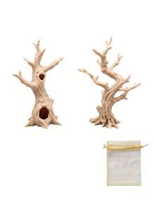 Jumping Spider Climbing Tree Habitat Decor, Reptile & Spider Enclosure Ornament For Jumping Spiders, Hermit Crabs & Tarantulas, Climbing Hiding Feeding Resting & Exploring, Terrarium Accessory - Multicolor - View 12