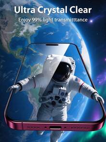 5PCS HD Clear Tempered Glass Screen Protector, Compatible With IPhone 18 Pro Max/18 Pro/18 Duo/17/17Pro/17Air/17Pro Max/16/16Pro/16Pro Max/15/15Pro/15Pro Max/14/14Pro/14Pro Max/13/13Pro/13Pro Max/12/11/XS/8/7, Anti-Scratch, Anti-Shock, Anti-Fingerprint, 9H Hardness, Easy Installation. - Clear - View 6
