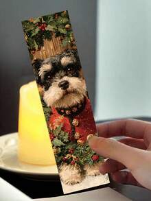 SCXXBSW 30pcs Christmas Puppy Bookmark-The Perfect Gift For Bookworms And Nerds; Reading Marker Card; Birthday And Christmas Gift; Great For Party Favors - 30pcs - View 5