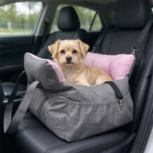 Portable Pet Bed, Suitable For Outdoor Vacation, 2-In-1 Hand-Carried Car Dog Bed, Warm And Comfortable Small Pet Outdoor Bag, Ideal Choice For Pet Travel, Protection And Rest - Multicolor - View 5