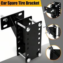 1 PC Spare Tire Carrier Mount Holder For Trailer Boat Trailer 180lbs Load Capacity Triangular Welded Structure 4-6 Inch Bolt Spacing No Drilling Heavy Duty Utility - A - View 5