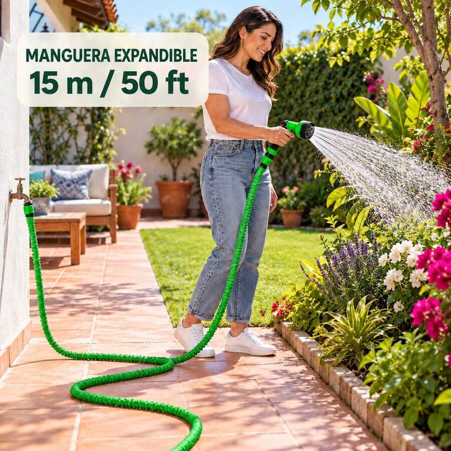 Garden Hoses & Reels - Green - View 1