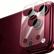2 قطعة فيلم حماية قاعدة العدسة لهاتف 17 Pro Max/17 Pro/17 Air، حماية شفافة بالكامل، مقاوم للخدش ومتين، سهل التركيب، واقي عدسة الكاميرا - شفاف - مشاهدة 2