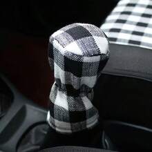 Car Shift Handle Cover Flax Non-Slip Wear-Resistant Universal Car Automatic Gear Sheath Car Decoration - A - View 9