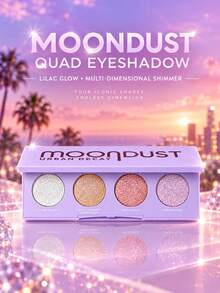 Bảng phấn mắt 4 ô Urban Decay Space Rider Moondust -4g-0.14fl.Oz - #LILAC GLOW . ÁNH KIM ĐA CHIỀU - Xem 2