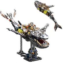 Various Mechanical Tech-Style Building Block Sets, Featuring Dragonfly, Whale, Shark, Dolphin, Frog, Marine And Insect Designs, Display Collectibles, Challenging Assembly, Perfect Gift For Holidays - Multicolor - View 7