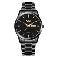 LIGE Men's Fashion Business Casual Waterproof Quartz Watch With Calendar Date Display, Classic Multifunction Watch For Men And Women - Silver - View 10