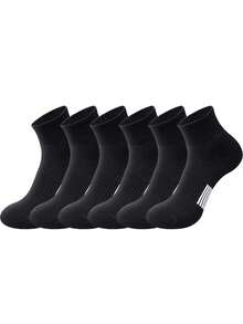 1/6/12/20 Pairs Men's Minimalist Three-Color Striped Mid-Calf Socks, All-Season Sports Casual - Multicolor - View 19