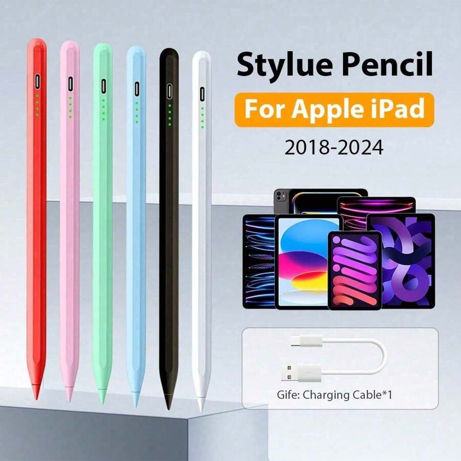 Stylus Pen Compatible With Apple (2018-2024) | Tilt Sensitivity, Palm Rejection, High Precision, Compatible With IPad Pro/Air/Mini - View 1