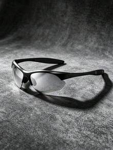 1PC Vintage Men's Wrap-Around Outdoor Cycling Running Sports Glasses Windproof Sand-Proof Goggles - Multi-color - Goggles - View 7