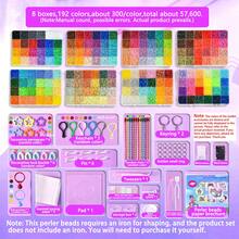 48/72/96/120/144/168/192/216/240/264色 Perler 熔珠工具套組 2.6mm迷你熔珠手工套組 多種工具適用藝術創作 初學者與成人放鬆手工禮物 房間裝飾熔珠材料 - 拼豆套裝 - 查看 16