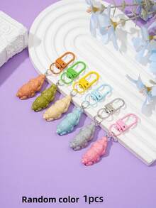 Cute Glossy Mini Crocodile Bag Charm, Colorful Resin Crocodile Keychain Pendant, Handbag Backpack Decorative Accessory - Crocodile - View 10