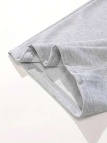 UPTAN Pantalones de chándal de doble cintura en color de contraste para hombre para primavera y otoño, pantalones de pierna ancha con estampado cursivo americano, pantalones deportivos casuales de ajuste holgado127 - A - Ver 6