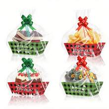 12PCS/1pc Christmas Party Paper Box Set, Party Gift Decoration, Christmas Gift Packaging For Friends, Lovers And Family - View 2