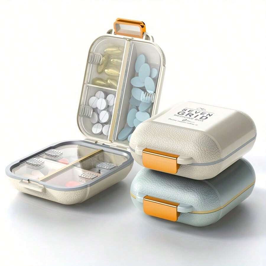 Pill Box Large Capacity Dust-Proof And Moisture-Proof Medicine Storage Box, Perfect For Carrying Medicine Outdoors - one-size - View 1