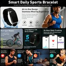 SIEMORL Fashionable New Smart Band, Screenless Design, Waterproof, Multiple Sports Modes, Activity Tracking, Sleep Monitoring - View 5