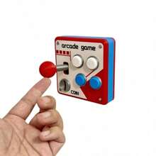 1pc Retro Arcade Game Joystick Switch Panel 3D Printed 3D Button Modification Auxiliary Switch Sticker Controller - One Size - View 10