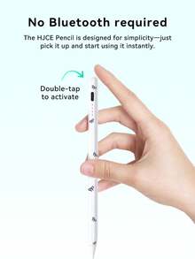 FCV 1Pack Stylus For Pad With A Battery Capacity Of 90mAh Pencil With DIY Sticker Compatible With Pad 10 (10.9-Inch, 2022 Model), Air 4/5/6/M4, A16 (11-Inch, 2025 Model), Air 11-Inch/13-Inch (M3/M2), And Pro 11-Inch/12.9-Inch - View 6