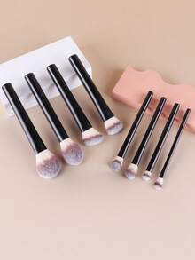 Multi-Functional Full Set Makeup Brushes Loose Powder Brush Blush Brush Foundation Brush Eyeshadow Brush Blending Brush Concealer Brush Makeup Tools - Black - View 3