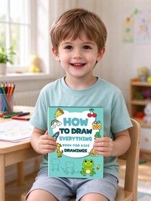 1PC Children's Step-By-Step Drawing Book, Coloring Book With Pattern Decomposition, 32 Pages Drawing Book - Multicolor - View 7