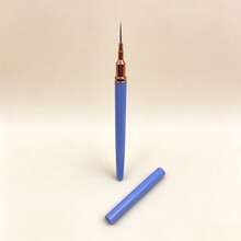 Vibrant Color Handle Nail Striper Brushes, Rose Gold Ferrule Detail Drawing Tools For Manicure Salon Creation - Multicolor - View 6