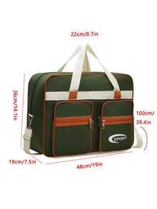 Tas Tote Pria Ringan, Tas Tangan Kapasitas Besar, Tas Laptop Multi-Kompartemen, Tas Kantor Bisnis, Tas Penyimpanan Multifungsi - MultiWarna - View 8