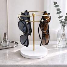 1 buah Rak Display Kacamata Multi-Layer Gaya Ins, Stand Display Meja Penyimpanan Kacamata Modis, Tempat Perhiasan Bulat untuk Ikat Rambut, Gelang, dan Lainnya - MultiWarna - View 3