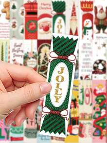 30pcs Christmas Greeting Bookmarks Decorative Small Cards Books Decorative Cards Reading Labeling Cards - A - View 7