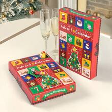 Dam Box To Assemble And Fill. Advent Calendar, With 24 Compartments In Total. (Does Not Include Gifts). - 1PC - View 4