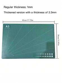 A3 Self-Healing Cutting Mat, Suitable For Crafts And Painting - Durable PP Non-Slip Surface, Kitchen Sewing Home Use And Grid Pattern Cutting Mat, Used For Sewing Cutting Board, Handmade Craft Cutting Mat, Suitable For Craft Enthusiasts - Multicolor - View 8