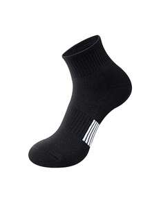 1/6/12/20 Pairs Men's Minimalist Three-Color Striped Mid-Calf Socks, All-Season Sports Casual - Multicolor - View 8