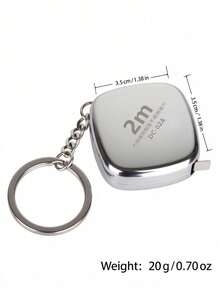2M Keychain Tape Measure, Mini Retractable Pocket Tape Measure, Rust-Proof, Sand-Resistant And Shock-Resistant Portable Measuring Tool, Great Small Gift For Woodworking, Home, Craft, Outdoor And Daily Measurement - Tape Measure - View 8