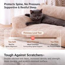 1pc Warm Pet Sofa Universal Removable Washable High Rebound Non-Collapse Cat Dog Couch Bed Indoor Home Use - Multicolor - View 10