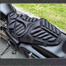 Motorcycle Seat Cushion, Front And Rear Comfortable Pad, Universal Shock-Absorbing Breathable Non-Slip Lycra Material, Suitable For Motorcycles And Scooters, Motorcycle Essential - A - View 9