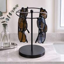 1 buah Rak Display Kacamata Multi-Layer Gaya Ins, Stand Display Meja Penyimpanan Kacamata Modis, Tempat Perhiasan Bulat untuk Ikat Rambut, Gelang, dan Lainnya - MultiWarna - View 5