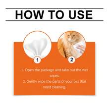 YEGBONG 1PC Pet Wipes For Cats And Dogs, Soft And Easy To Clean, Non-Irritating To Skin, Eyes And Ears, Removes Eye Gunk, Ear Wax And Tear Stains, Pet-Specific Wipes For Cats And Dogs - View 6