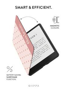 GIIPPA 1件客製化姓名 Kindle 電子閱讀器手持保護殼，具備自動喚醒/睡眠功能，輕巧便攜，適用於 Clara BW/Libra Colour/Clara Colour/Clara 2E、Paperwhite 10代/11代/12代、Kindle(Colorsoft)/10代/11代/12代及其他熱門機型，Kindle 配件/Kindle 保護殼，情人節禮物、生日禮物、聖誕禮物、新年禮物 - 彩色 - 查看 3