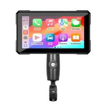 2026 Motorcycle 5-Inch GPS Car Screen, Supports Wireless CarPlay And Android Auto, IP67 Waterproof Touchscreen, GPS Navigation, Supports Wireless Connection, Siri, Voice Assistant, Voice Control, Includes Mount - CarPlay Dash Cam - View 9
