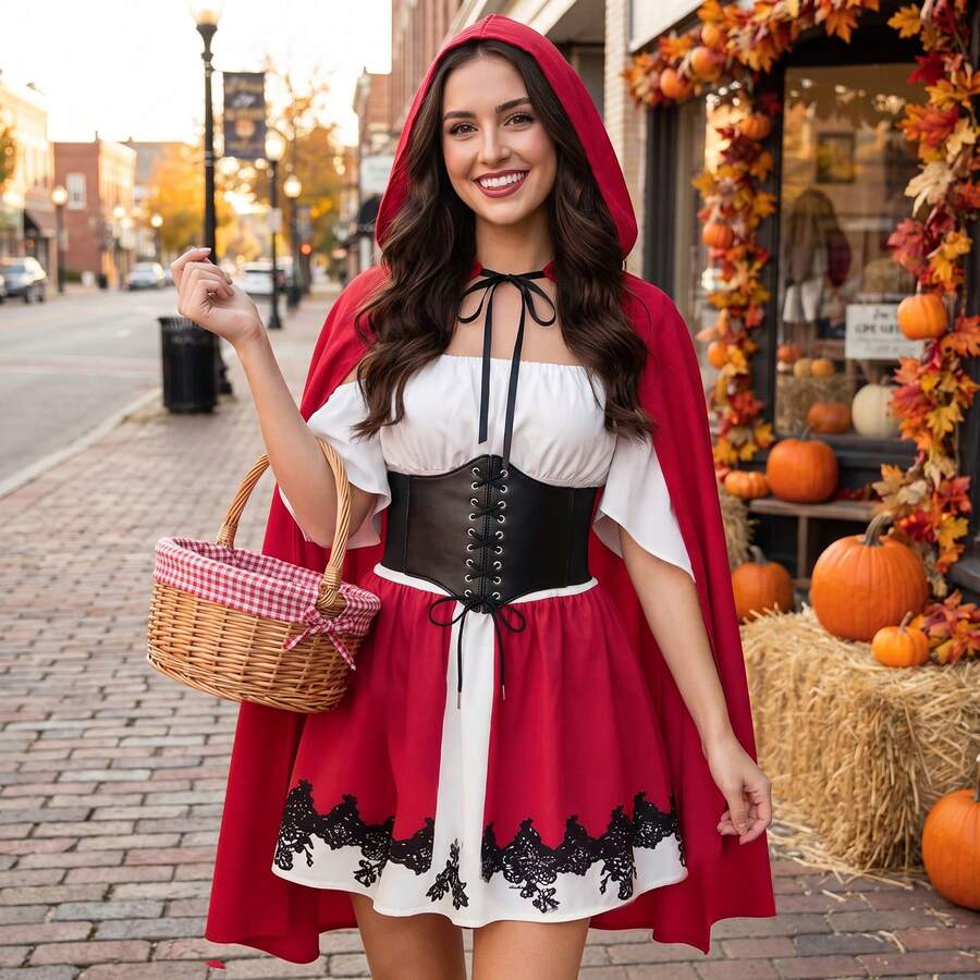 Viral Red Skirt Halloween Looks: Side-by-Side Inspo and How to Recreate Them