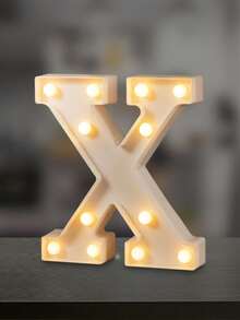 Letras Decorativas con Luces LED - X - Ver 8